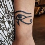 photo of eye tattoo Horus 22.01.2019 №287 - drawing tattoo god Horus Eye - tattoovalue.net