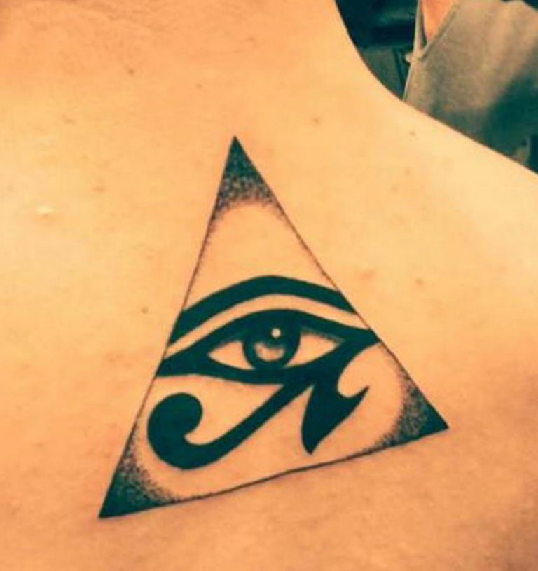 photo of eye tattoo Horus 22.01.2019 №290 - drawing tattoo god Horus Eye - tattoovalue.net