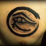 photo of eye tattoo Horus 22.01.2019 №296 - drawing tattoo god Horus Eye - tattoovalue.net