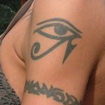 photo of eye tattoo Horus 22.01.2019 №298 - drawing tattoo god Horus Eye - tattoovalue.net