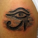 photo of eye tattoo Horus 22.01.2019 №301 - drawing tattoo god Horus Eye - tattoovalue.net