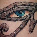 photo of eye tattoo Horus 22.01.2019 №313 - drawing tattoo god Horus Eye - tattoovalue.net
