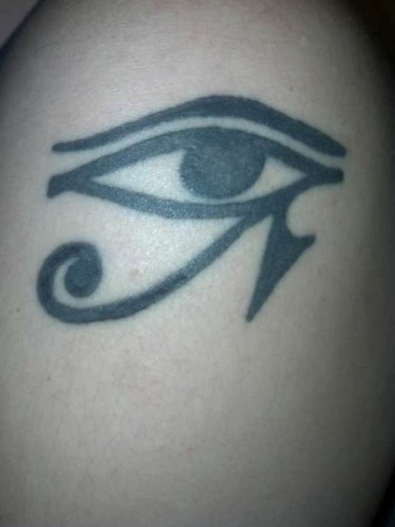 photo of eye tattoo Horus 22.01.2019 №317 - drawing tattoo god Horus Eye - tattoovalue.net