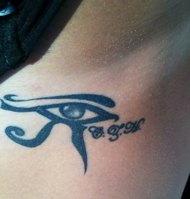 photo of eye tattoo Horus 22.01.2019 №321 - drawing tattoo god Horus Eye - tattoovalue.net