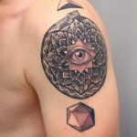 photo of eye tattoo Horus 22.01.2019 №322 - drawing tattoo god Horus Eye - tattoovalue.net