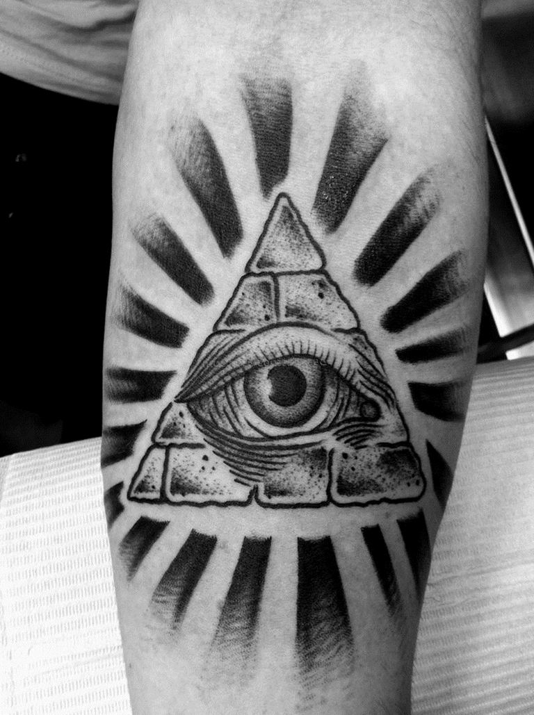 photo of eye tattoo Horus 22.01.2019 №324 - drawing tattoo god Horus Eye - tattoovalue.net