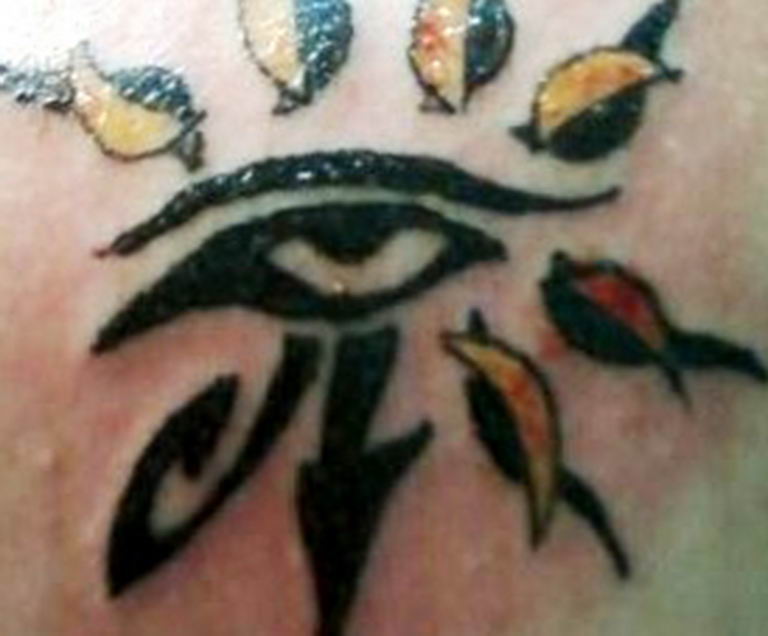 photo of eye tattoo Horus 22.01.2019 №326 - drawing tattoo god Horus Eye - tattoovalue.net