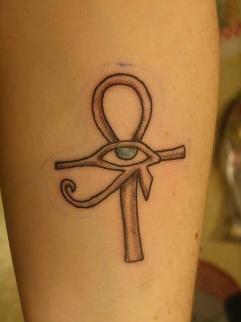 photo of eye tattoo Horus 22.01.2019 №328 - drawing tattoo god Horus Eye - tattoovalue.net