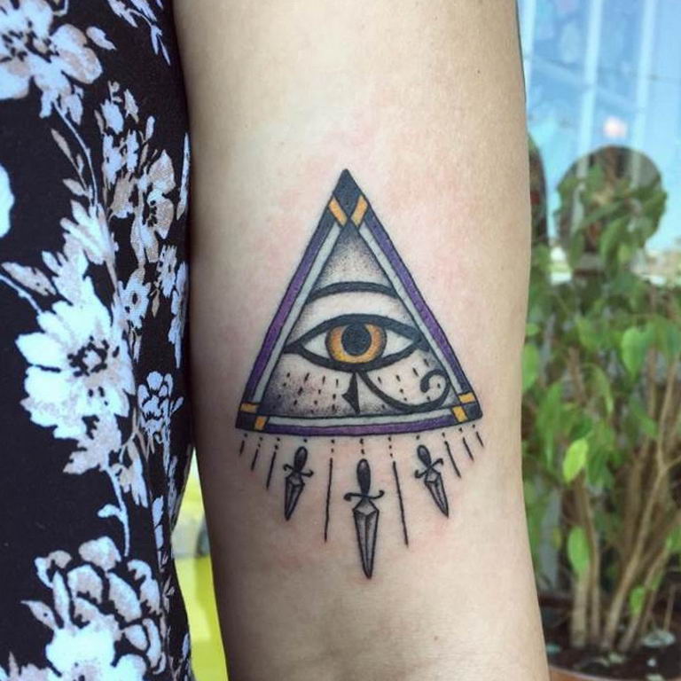photo of eye tattoo Horus 22.01.2019 №333 - drawing tattoo god Horus Eye - tattoovalue.net
