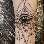 photo of eye tattoo Horus 22.01.2019 №341 - drawing tattoo god Horus Eye - tattoovalue.net