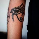 photo of eye tattoo Horus 22.01.2019 №346 - drawing tattoo god Horus Eye - tattoovalue.net