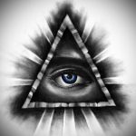 photo of eye tattoo Horus 22.01.2019 №347 - drawing tattoo god Horus Eye - tattoovalue.net