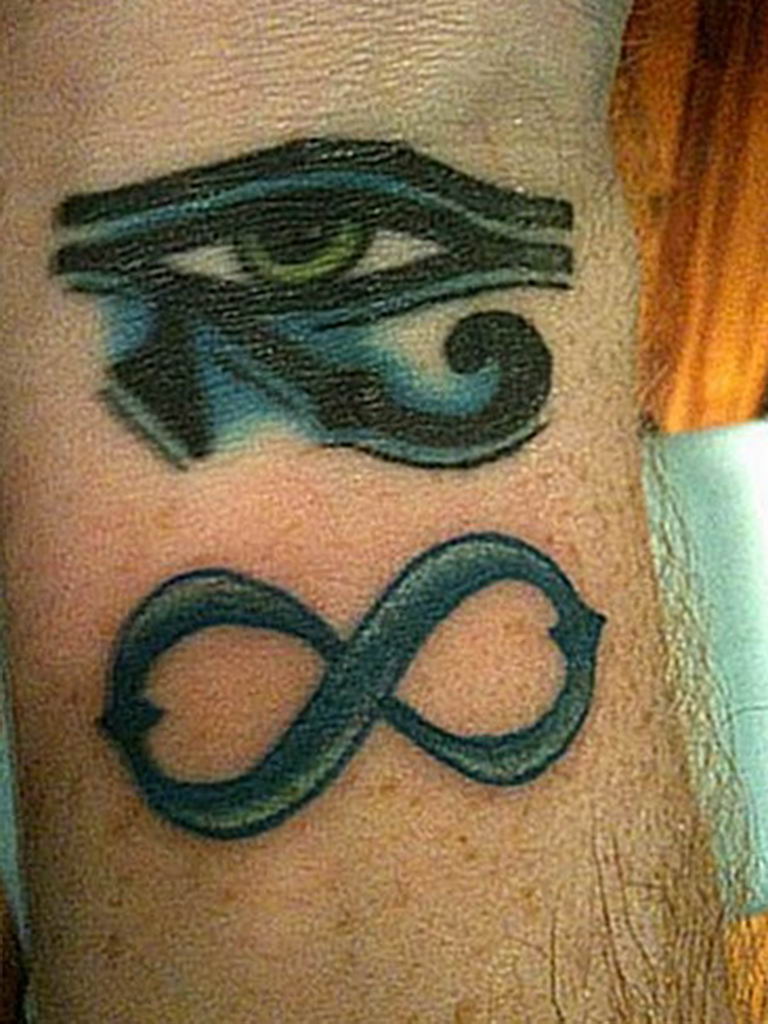 photo of eye tattoo Horus 22.01.2019 №349 - drawing tattoo god Horus Eye - tattoovalue.net