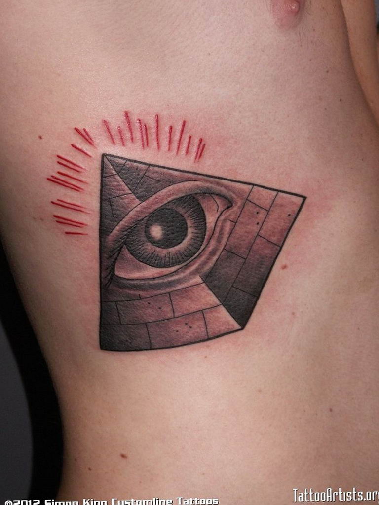 photo of eye tattoo Horus 22.01.2019 №357 - drawing tattoo god Horus Eye - tattoovalue.net