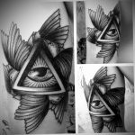 photo of eye tattoo Horus 22.01.2019 №358 - drawing tattoo god Horus Eye - tattoovalue.net