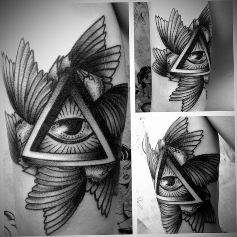 photo of eye tattoo Horus 22.01.2019 №358 - drawing tattoo god Horus Eye - tattoovalue.net