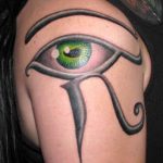 photo of eye tattoo Horus 22.01.2019 №362 - drawing tattoo god Horus Eye - tattoovalue.net