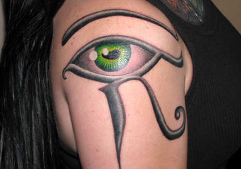 photo of eye tattoo Horus 22.01.2019 №362 - drawing tattoo god Horus Eye - tattoovalue.net