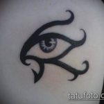 photo of eye tattoo Horus 22.01.2019 №373 - drawing tattoo god Horus Eye - tattoovalue.net