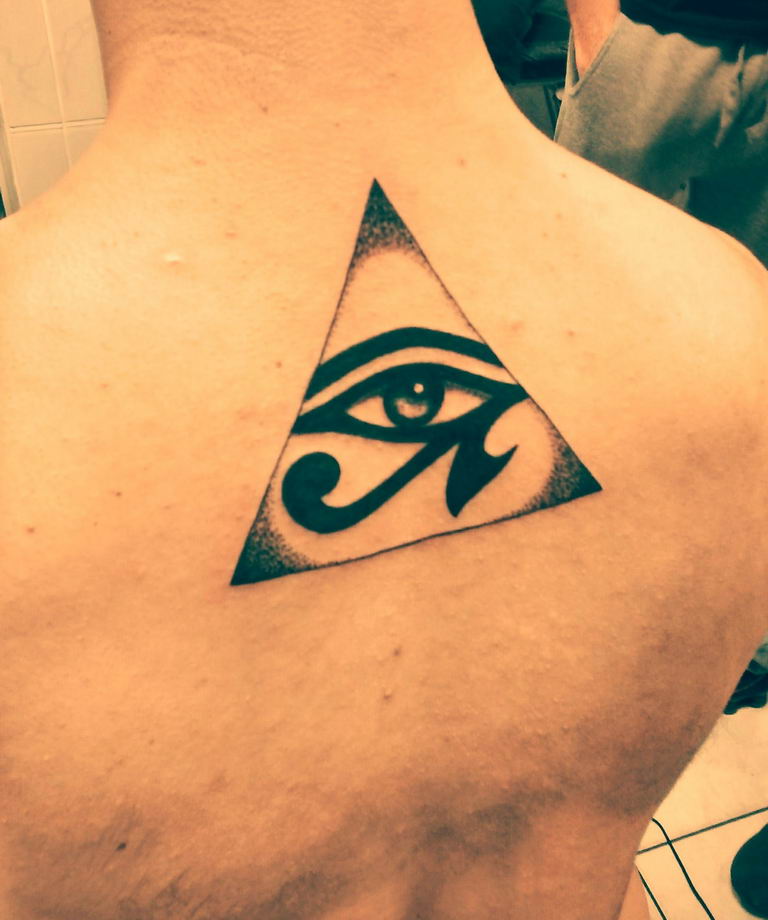 photo of eye tattoo Horus 22.01.2019 №382 - drawing tattoo god Horus Eye - tattoovalue.net