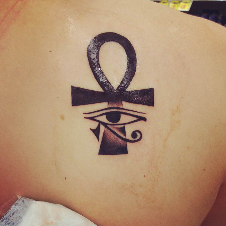 photo of eye tattoo Horus 22.01.2019 №385 - drawing tattoo god Horus Eye - tattoovalue.net