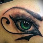 photo of eye tattoo Horus 22.01.2019 №394 - drawing tattoo god Horus Eye - tattoovalue.net