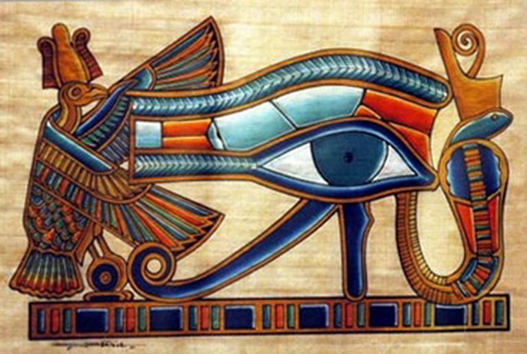 photo of eye tattoo Horus 22.01.2019 №404 - drawing tattoo god Horus Eye - tattoovalue.net
