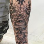 photo of eye tattoo Horus 22.01.2019 №407 - drawing tattoo god Horus Eye - tattoovalue.net