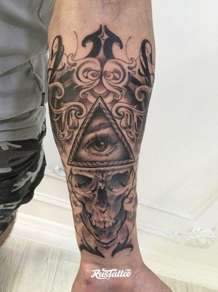 photo of eye tattoo Horus 22.01.2019 №407 - drawing tattoo god Horus Eye - tattoovalue.net