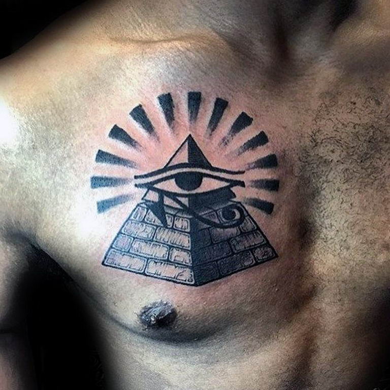 photo of eye tattoo Horus 22.01.2019 №425 - drawing tattoo god Horus Eye - tattoovalue.net
