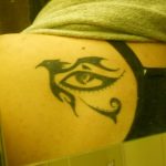 photo of eye tattoo Horus 22.01.2019 №430 - drawing tattoo god Horus Eye - tattoovalue.net