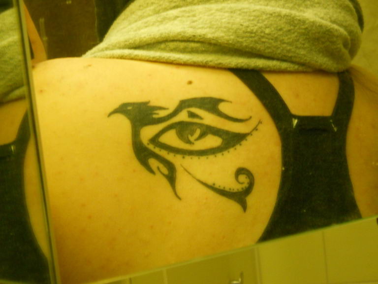 photo of eye tattoo Horus 22.01.2019 №430 - drawing tattoo god Horus Eye - tattoovalue.net