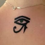 photo of eye tattoo Horus 22.01.2019 №437 - drawing tattoo god Horus Eye - tattoovalue.net