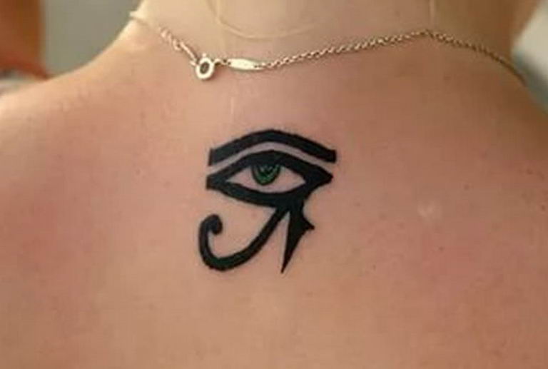 photo of eye tattoo Horus 22.01.2019 №437 - drawing tattoo god Horus Eye - tattoovalue.net