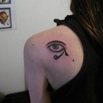 photo of eye tattoo Horus 22.01.2019 №438 - drawing tattoo god Horus Eye - tattoovalue.net