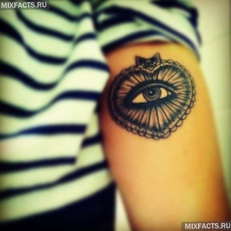 photo of eye tattoo Horus 22.01.2019 №456 - drawing tattoo god Horus Eye - tattoovalue.net