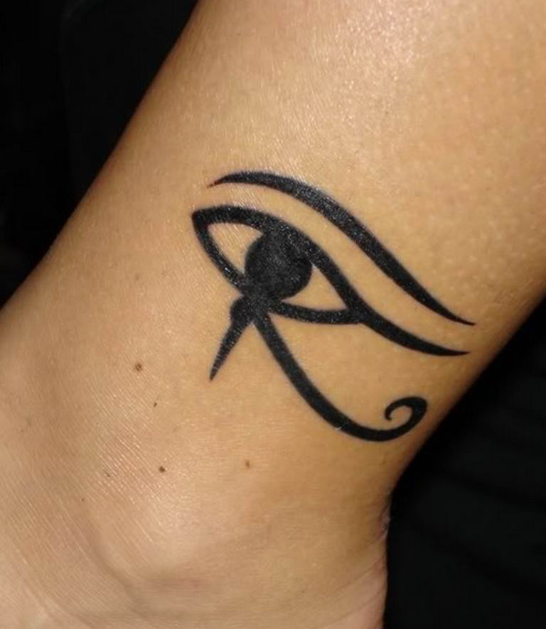 photo of eye tattoo Horus 22.01.2019 №460 - drawing tattoo god Horus Eye - tattoovalue.net