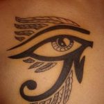 photo of eye tattoo Horus 22.01.2019 №461 - drawing tattoo god Horus Eye - tattoovalue.net