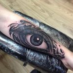 photo of eye tattoo Horus 22.01.2019 №462 - drawing tattoo god Horus Eye - tattoovalue.net