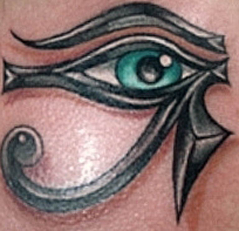 photo of eye tattoo Horus 22.01.2019 №465 - drawing tattoo god Horus Eye - tattoovalue.net