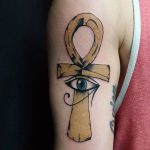 photo of eye tattoo Horus 22.01.2019 №478 - drawing tattoo god Horus Eye - tattoovalue.net