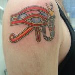 photo of eye tattoo Horus 22.01.2019 №483 - drawing tattoo god Horus Eye - tattoovalue.net