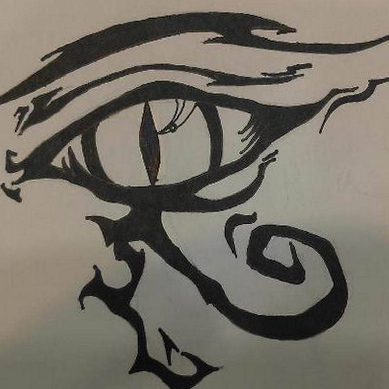 photo of eye tattoo Horus 22.01.2019 №489 - drawing tattoo god Horus Eye - tattoovalue.net