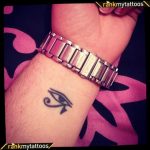 photo of eye tattoo Horus 22.01.2019 №490 - drawing tattoo god Horus Eye - tattoovalue.net