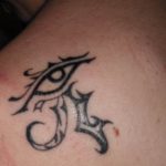 photo of eye tattoo Horus 22.01.2019 №498 - drawing tattoo god Horus Eye - tattoovalue.net