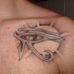 photo of eye tattoo Horus 22.01.2019 №509 - drawing tattoo god Horus Eye - tattoovalue.net