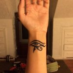 photo of eye tattoo Horus 22.01.2019 №512 - drawing tattoo god Horus Eye - tattoovalue.net
