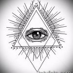photo of eye tattoo Horus 22.01.2019 №519 - drawing tattoo god Horus Eye - tattoovalue.net