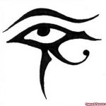 photo of eye tattoo Horus 22.01.2019 №526 - drawing tattoo god Horus Eye - tattoovalue.net