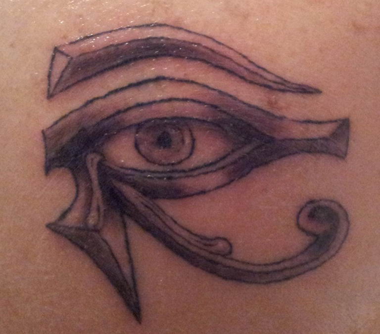 photo of eye tattoo Horus 22.01.2019 №528 - drawing tattoo god Horus Eye - tattoovalue.net